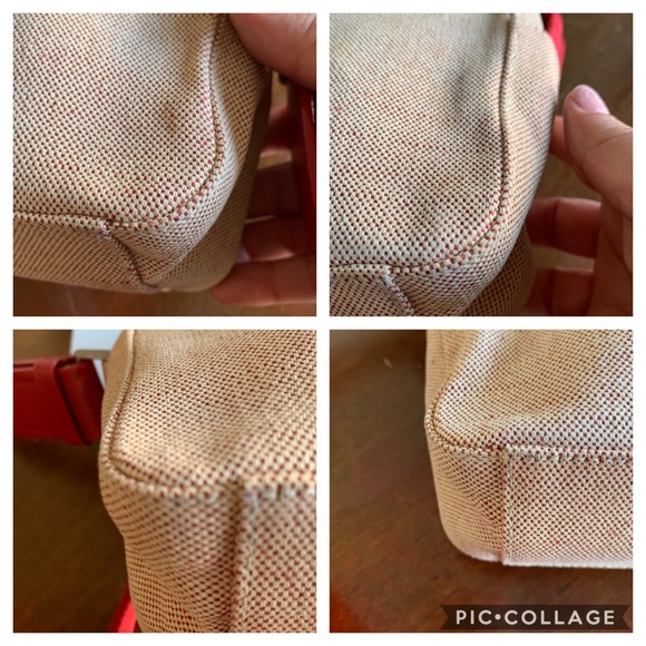 🚫🚫SOLD🚫🚫Prada red canvas adjustable strap bag - Picture 7 of 8